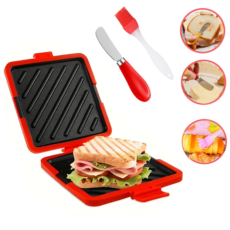 Baking Kitchen Set - 3-delige food grade broodrooster met botermes