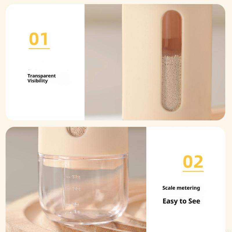 Kitchen Baking Storage Containers - Hygiënische perstype Kruidendispenser Keukenorganizer Plastic kruidenpotje