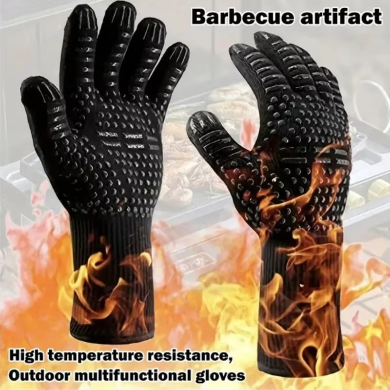Kitchen Baking Gloves - Eendelige BBQ-handschoenen Hoge temperatuurbestendigheid Ovenwanten 500