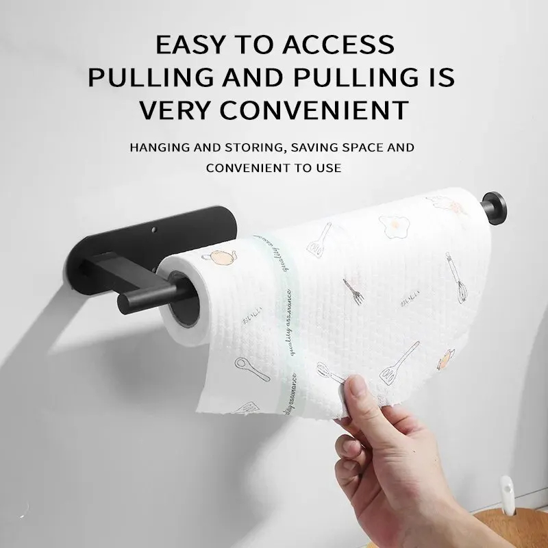 Kitchen Uncle - Multifunctioneel opbergrek voor papierrollen, multifunctionele tissuehouder,