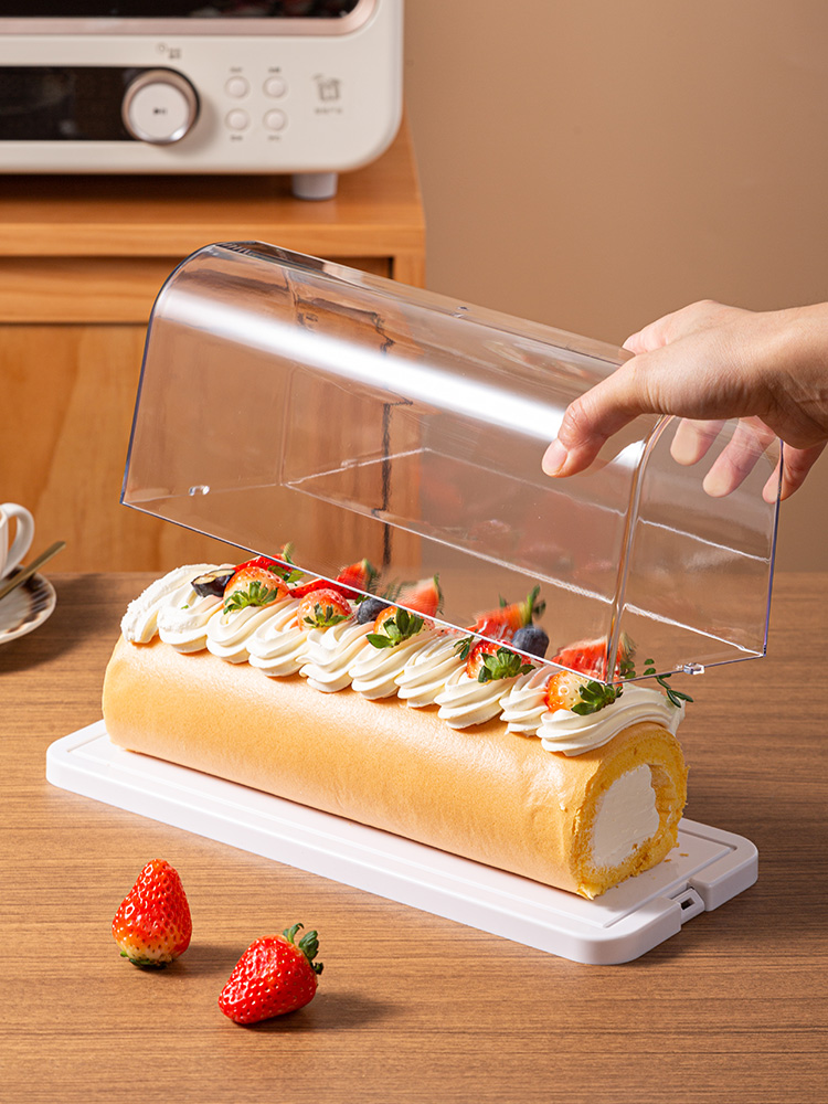 Kitchen Baking Storage Containers - Transparante Cake Roll Display Box Bakopslagcontainer