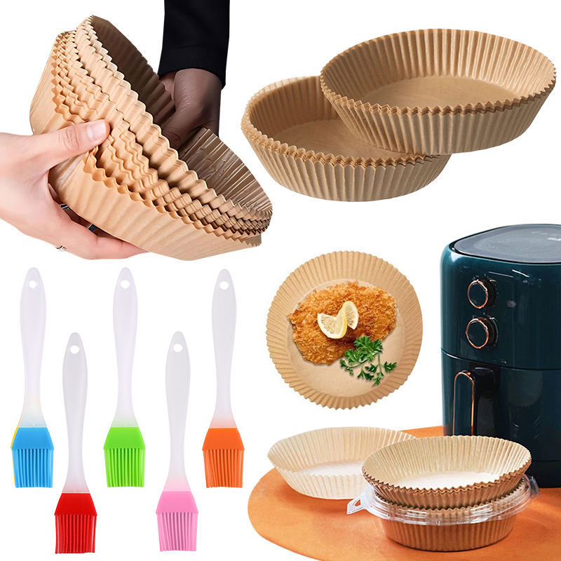 Baking Kitchen Set - 50/100PCS Air Friteuse Papieren Plaat met