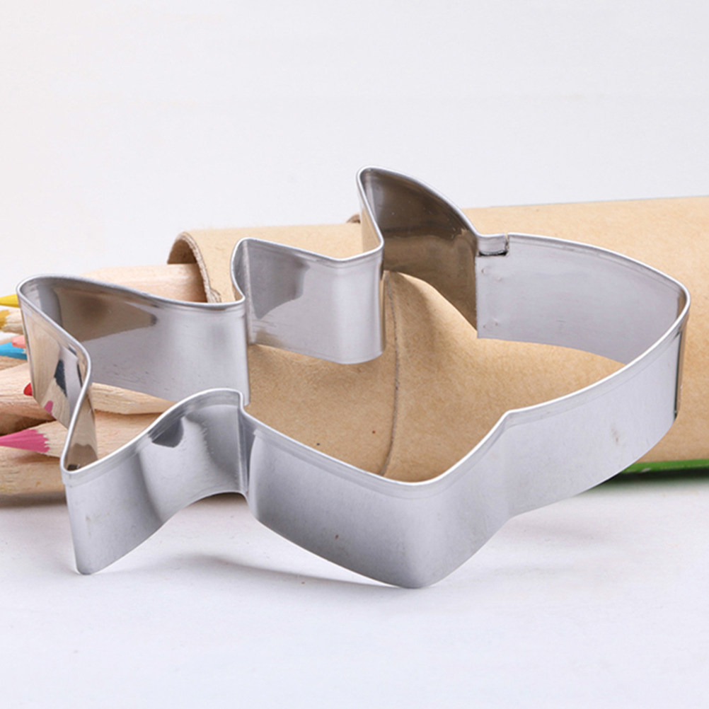 Baking Kitchen Set - 3 stuks visvormige koekjesvormpjes van roestvrij
