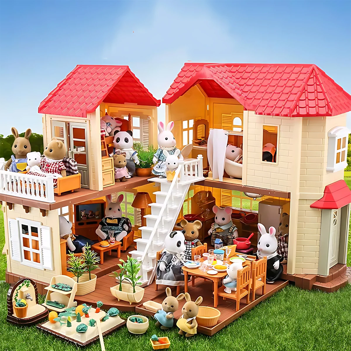 Kitchen Uncle - Miniatuurmeubilair 1:12 Poppenhuis Keuken Woonkamer Slaapkamer
