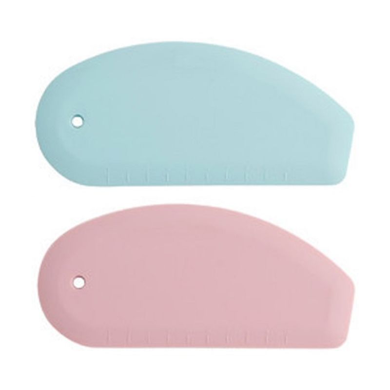 Bench Scraper Dough - AEE2-Siliconen Kom Schraper Flexibele Gebogen Rand