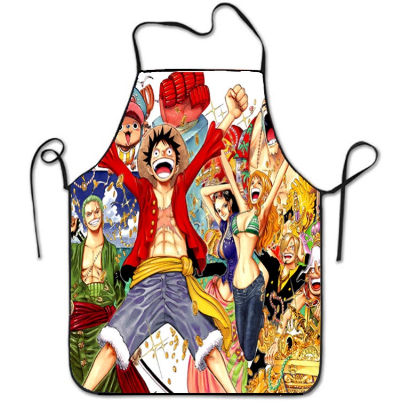One Piece Luffy Schort Geprint - Baking Kitchen Set recensie en prijs