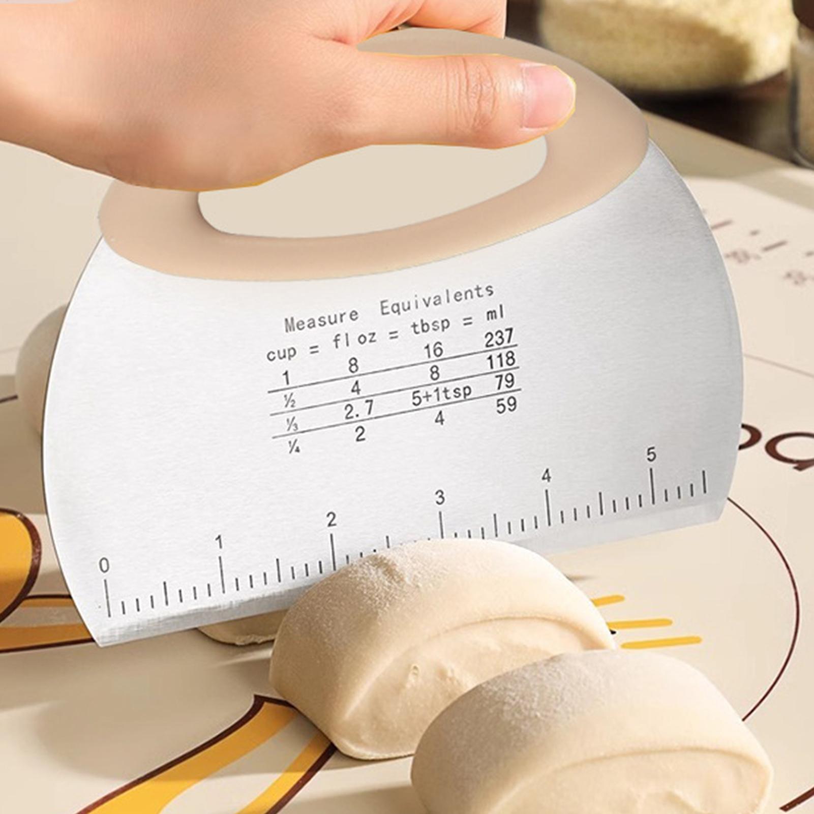 Keukendeegschraper van roestvr - Bench Scraper Dough recensie en prijs