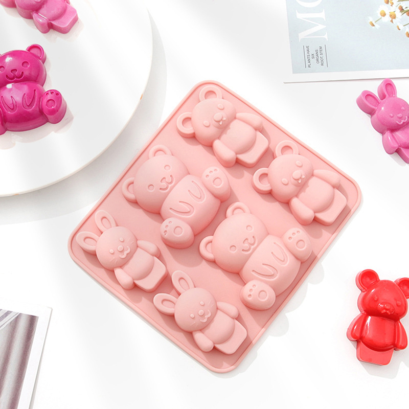 Siliconen mal Leuke cartoon di - Baking Kitchen For Kids recensie en prijs