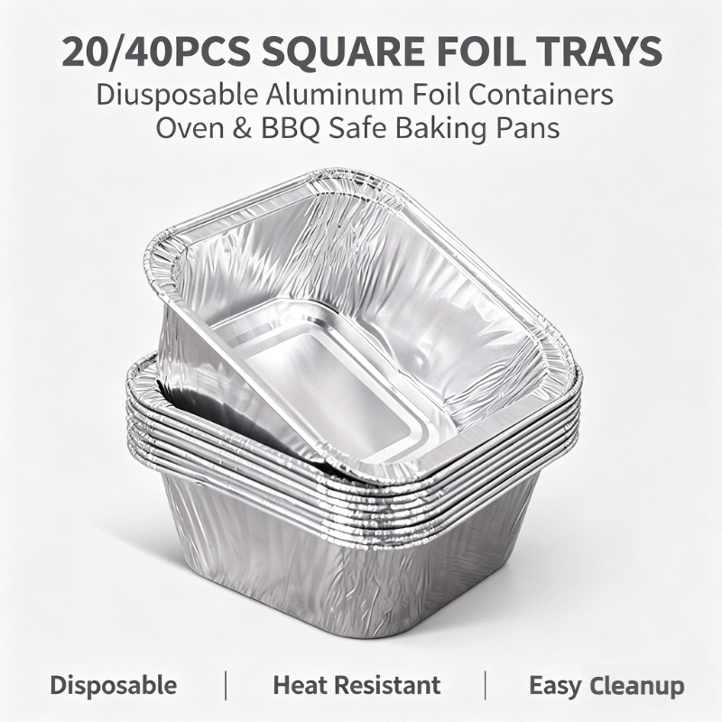 20/40 stuks vierkante wegwerp  - Kitchen Baking Storage Containers recensie en prijs