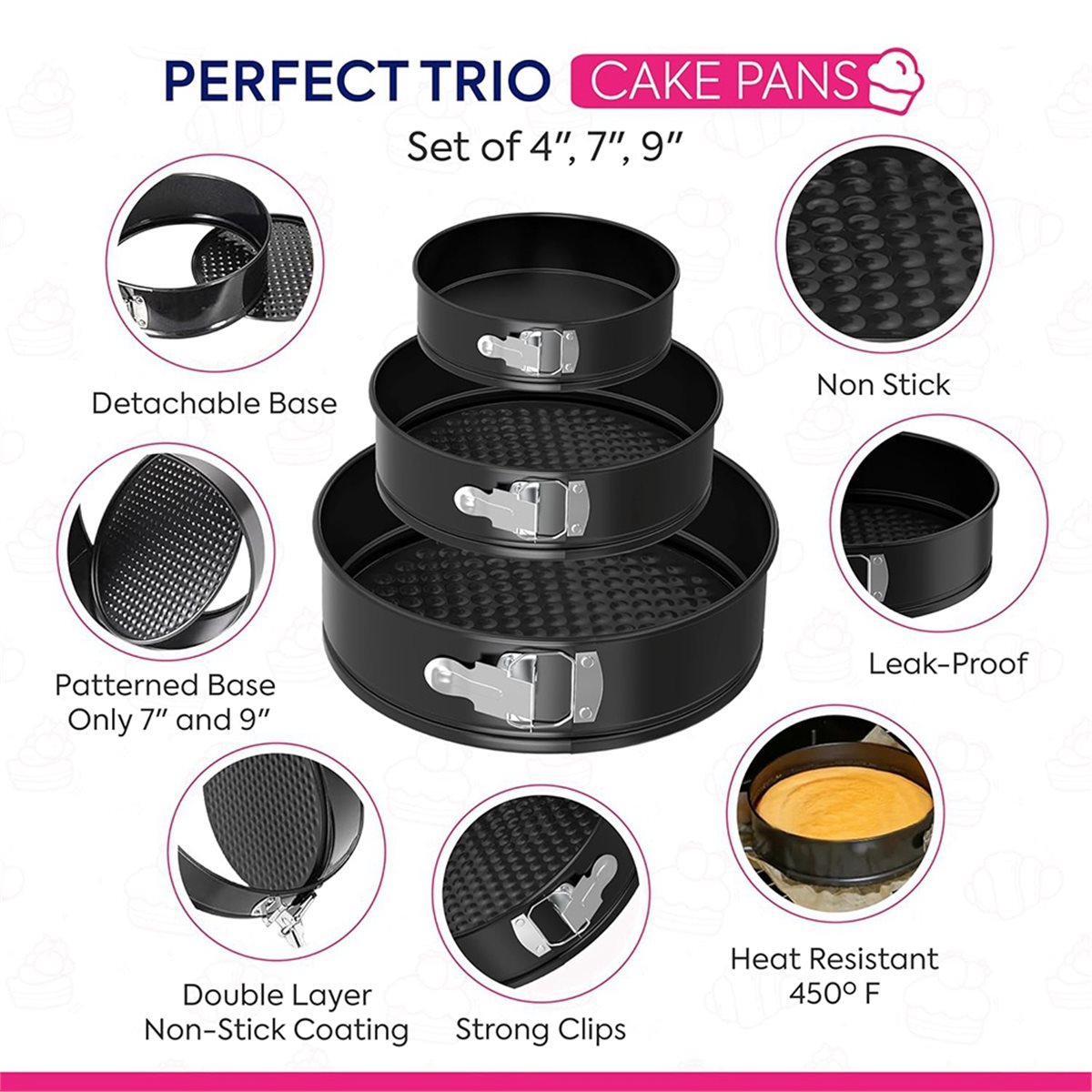 2026 Trend 148-delige taartvor - Springform Pan Set recensie en prijs