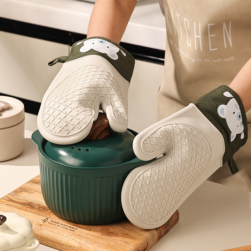 Siliconen warmte-isolatiehands - Kitchen Baking Gloves recensie en prijs