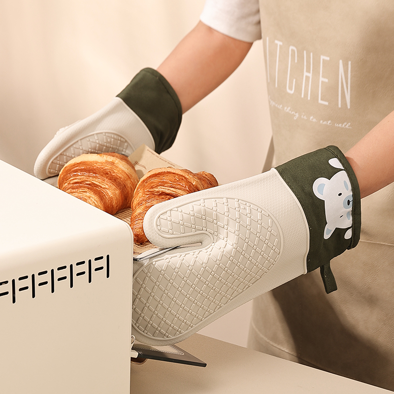 Siliconen warmte-isolatiehands - Kitchen Baking Gloves recensie en prijs