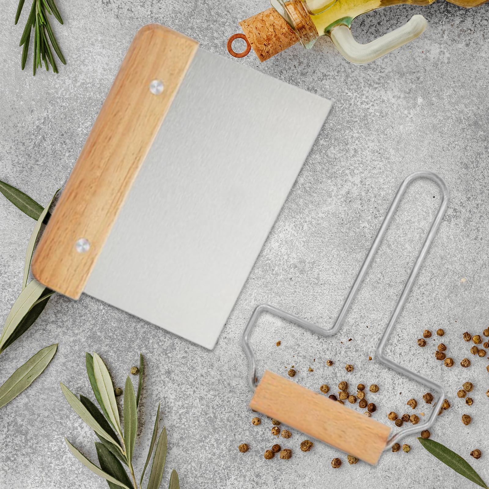 2x Noedelmes Met Vormingsrol R - Bench Scraper Dough recensie en prijs