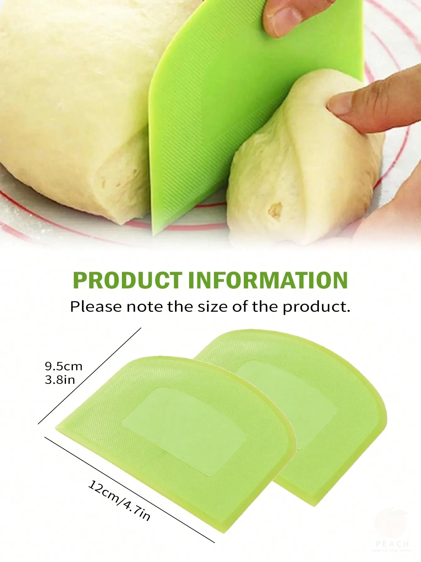 1/2 Stuks Deegschraper Kom Voe - Bench Scraper Dough recensie en prijs