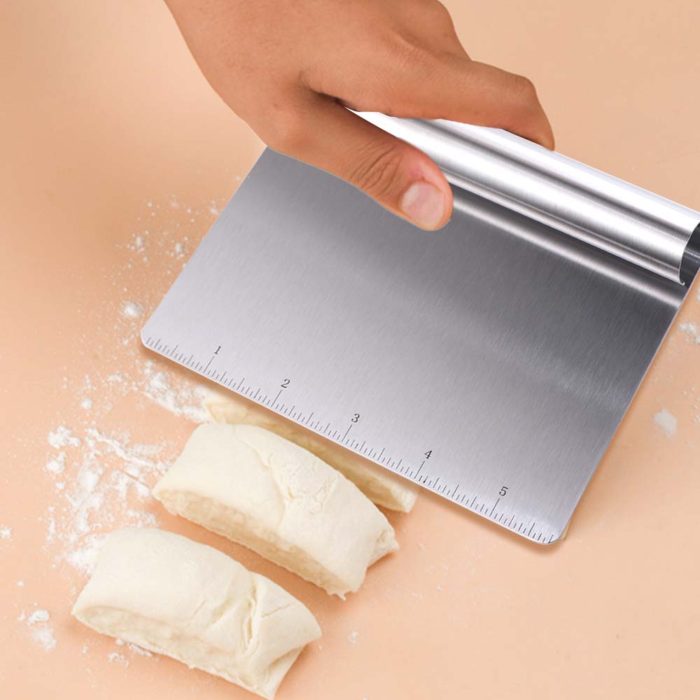 Multifunctionele roestvrijstal - Bench Scraper Dough recensie en prijs