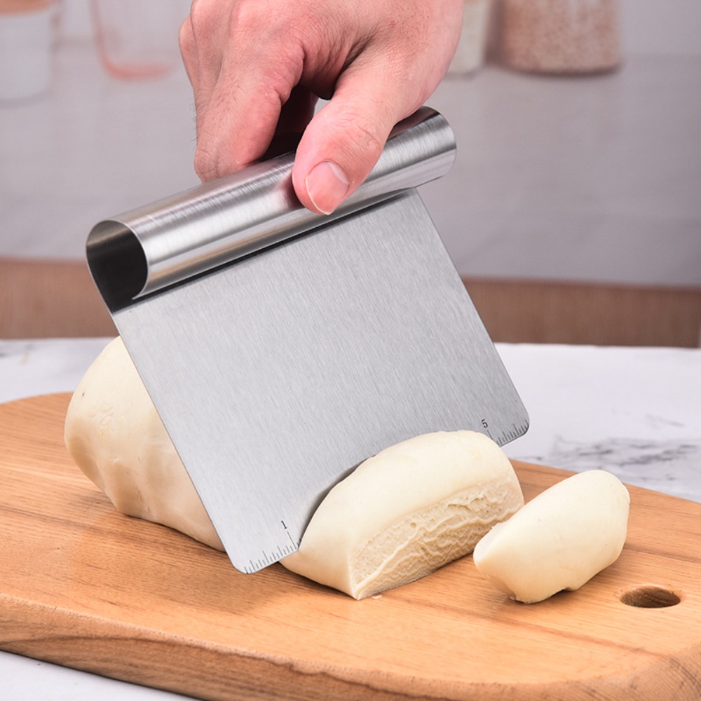 Multifunctionele roestvrijstal - Bench Scraper Dough recensie en prijs