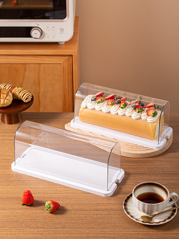 Transparante Cake Roll Display - Kitchen Baking Storage Containers recensie en prijs