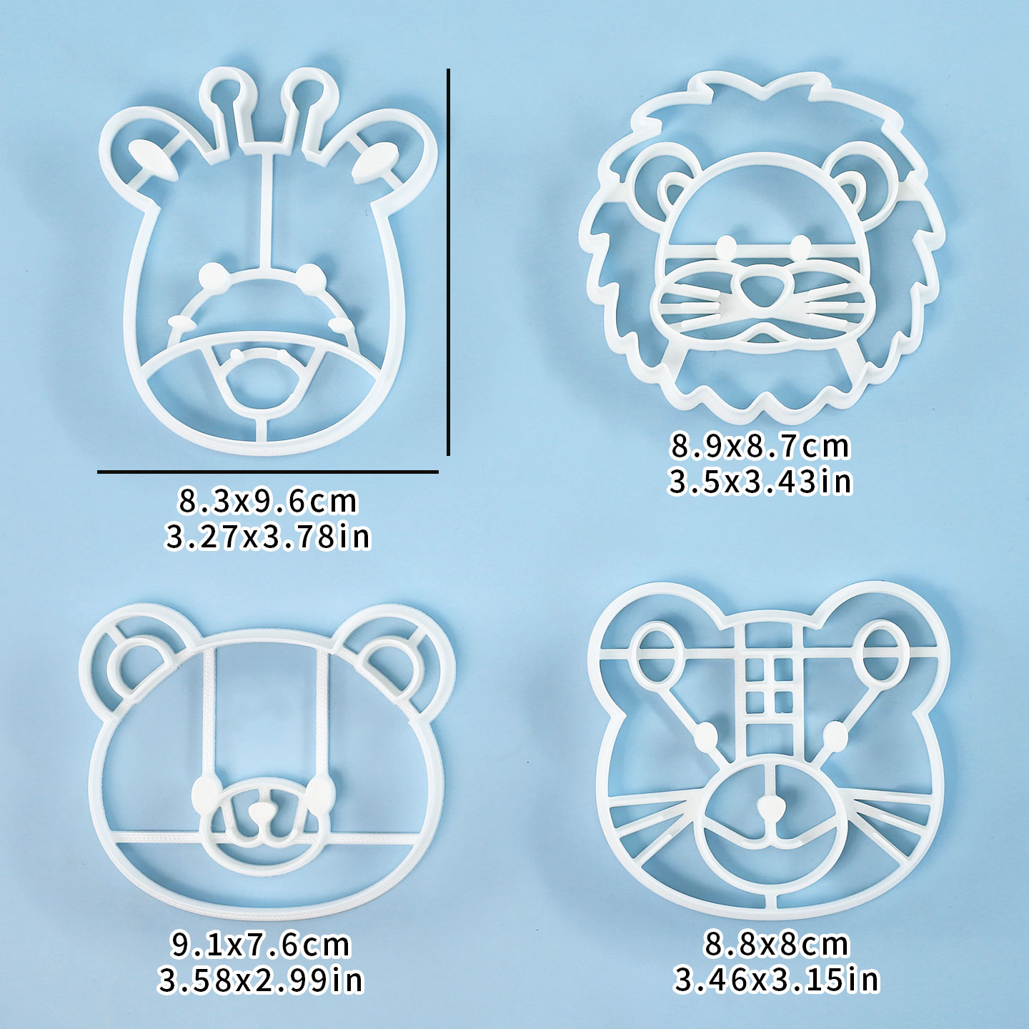 4-delige set dierenkoekjesvorm - Baking Kitchen Set recensie en prijs