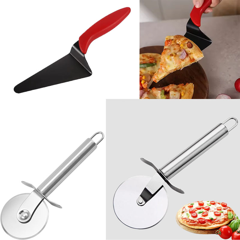 Roestvrijstalen pizzasnijderwi - Baking Kitchen Set recensie en prijs