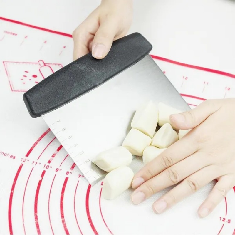 1-delige roestvrijstalen banks - Bench Scraper Dough recensie en prijs