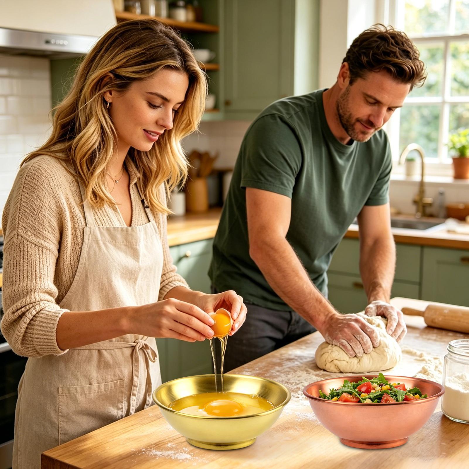 Koperen kom Grote opbergcontai - Kitchen Baking Storage Containers recensie en prijs