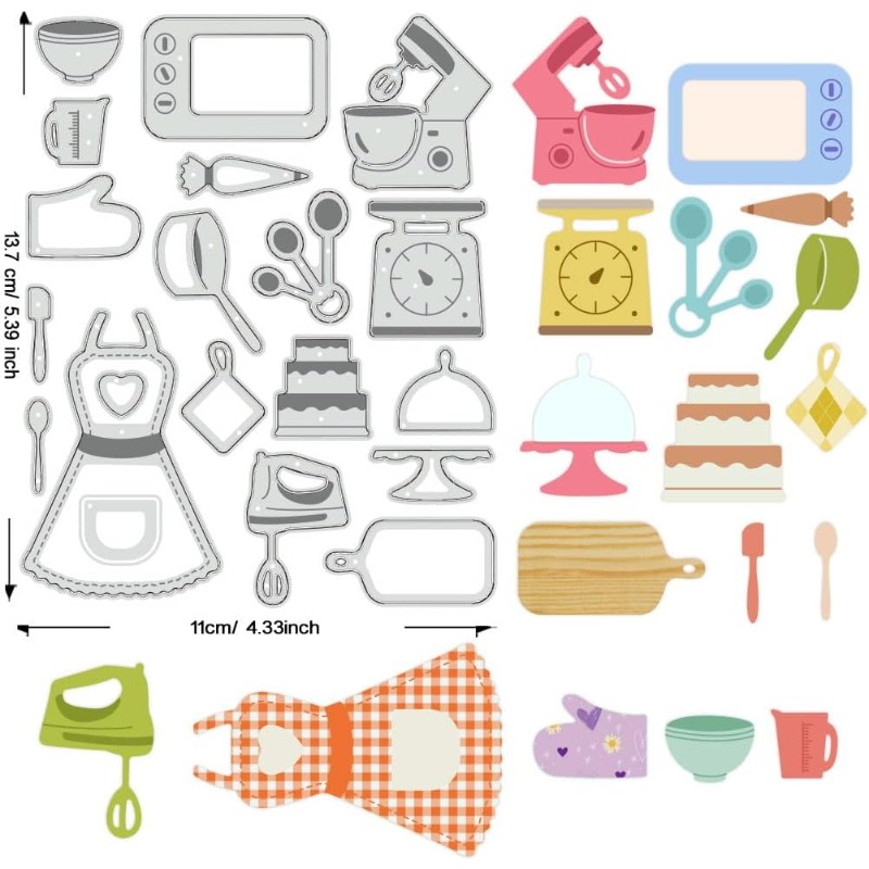 1 stks Bakken Tools Stansmesse - Kitchen Baking Gloves recensie en prijs
