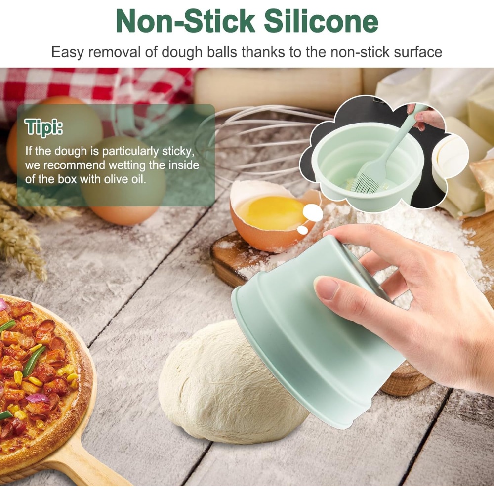 Hybride pizzadeegbox met dekse - Kitchen Jobs recensie en prijs