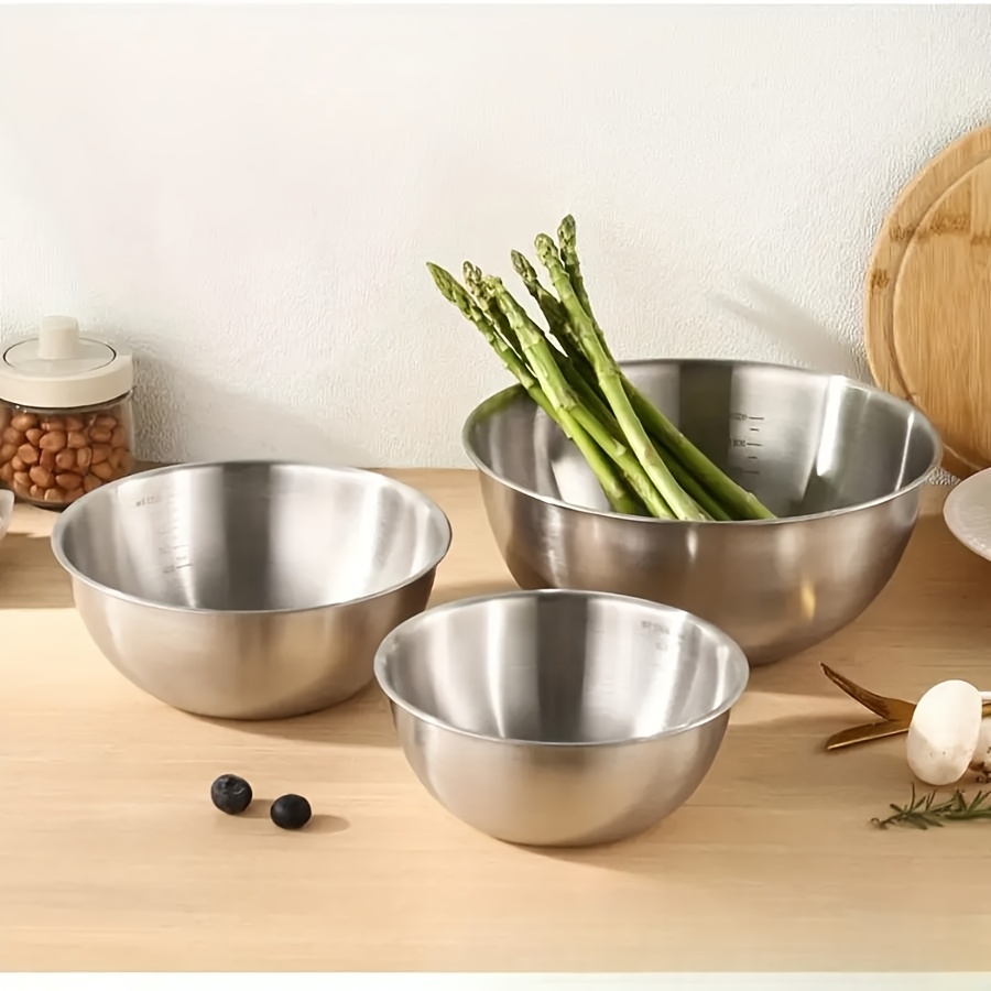 3-delige RVS Saladekom Set, Me - Baking Kitchen Set recensie en prijs