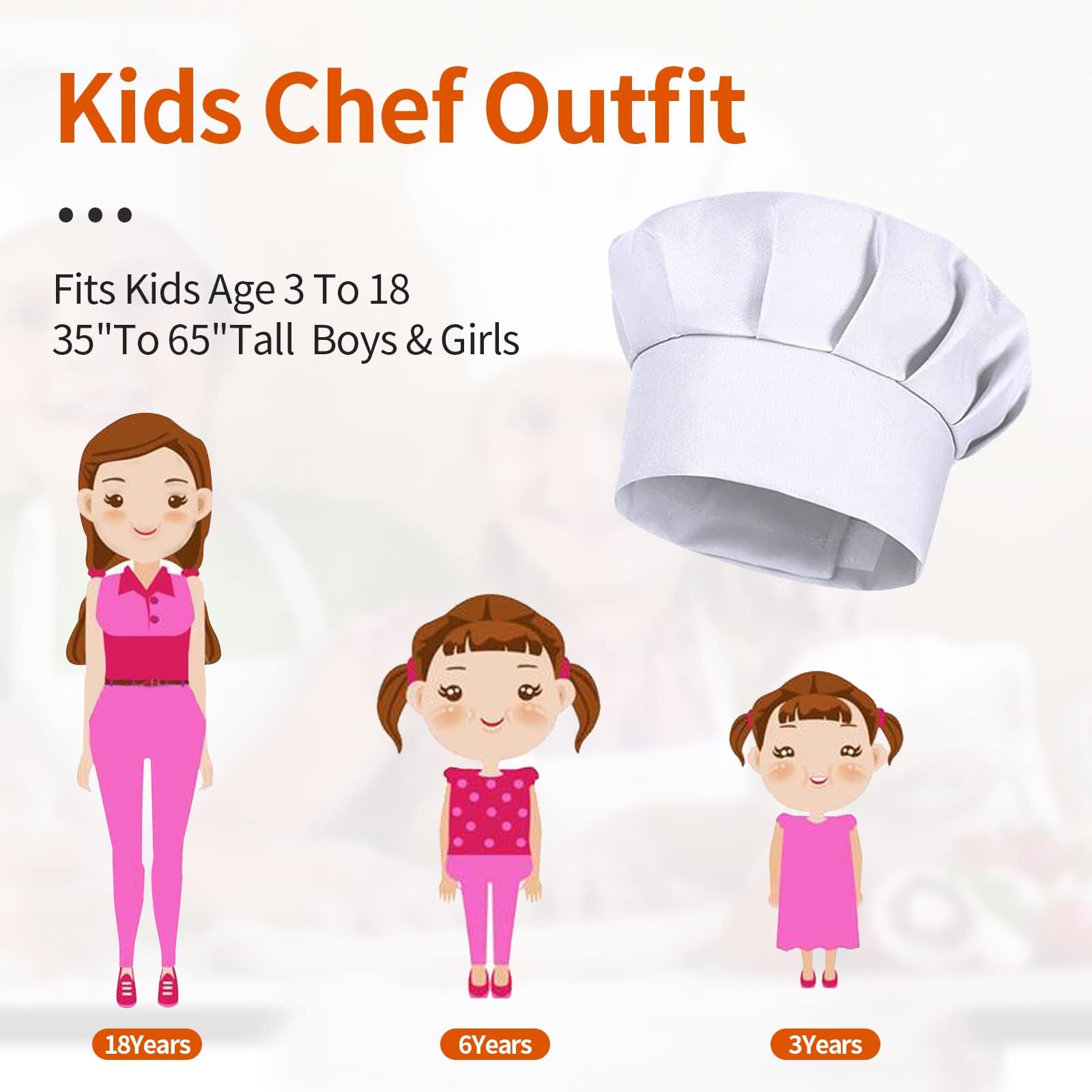 4 stuks witte party petjes kin - Baking Kitchen For Kids recensie en prijs