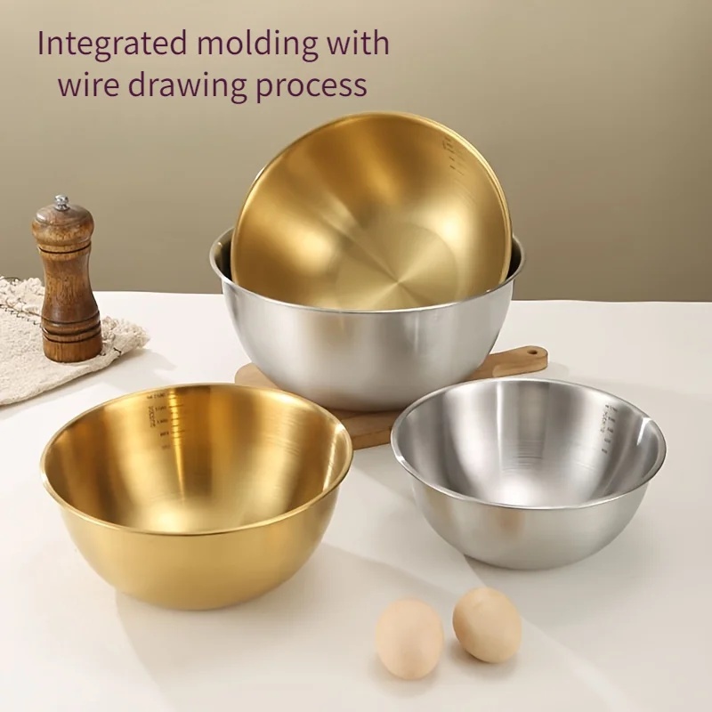 3-delige roestvrijstalen mengk - Baking Kitchen Set recensie en prijs
